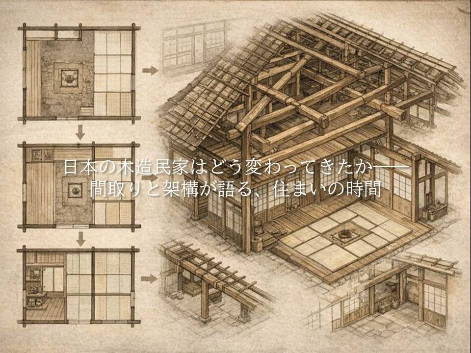 日本の木造民家の変遷