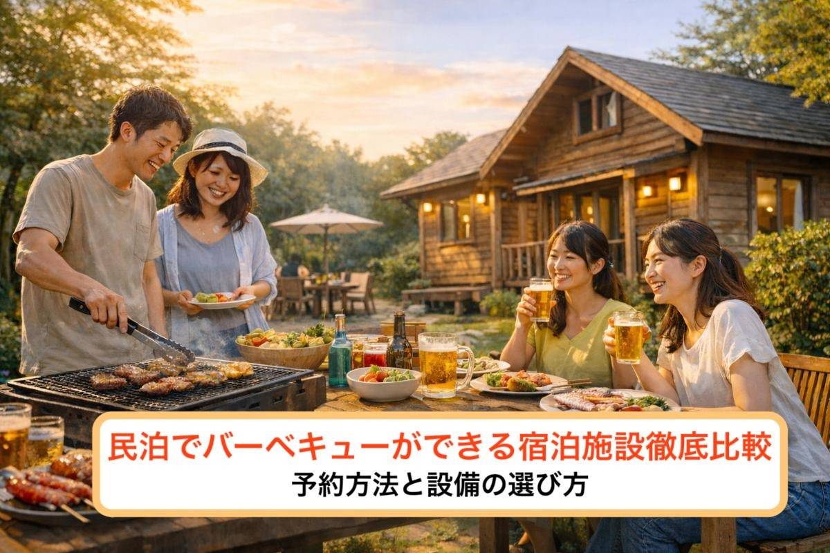 民泊でバーベキューができる宿泊施設徹底比較｜予約方法と設備の選び方